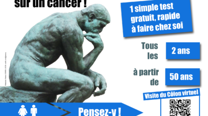 Mars Bleu – Mois de prévention contre le cancer colorectal – 17 mars 2023