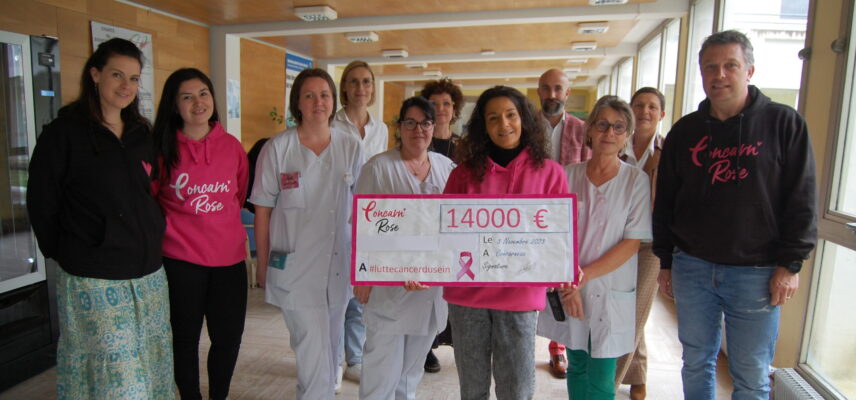 Hôpital de proximité Concarneau : Don de 14000€ de la Concarn’Rose