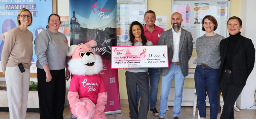 La Concarn’Rose renouvelle son soutien : 28 000 € pour Concarneau