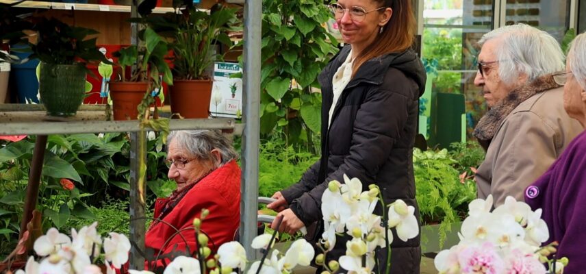 Résidence Ker Radeneg : Sortie Fleurie pour les résidents