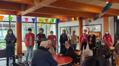 Pot des bénévoles aux EHPAD de Quimper : Un moment chaleureux