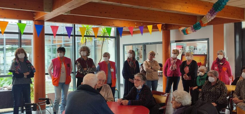 Pot des bénévoles aux EHPAD de Quimper : Un moment chaleureux
